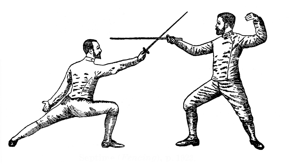 fencing sport clipart - photo #1