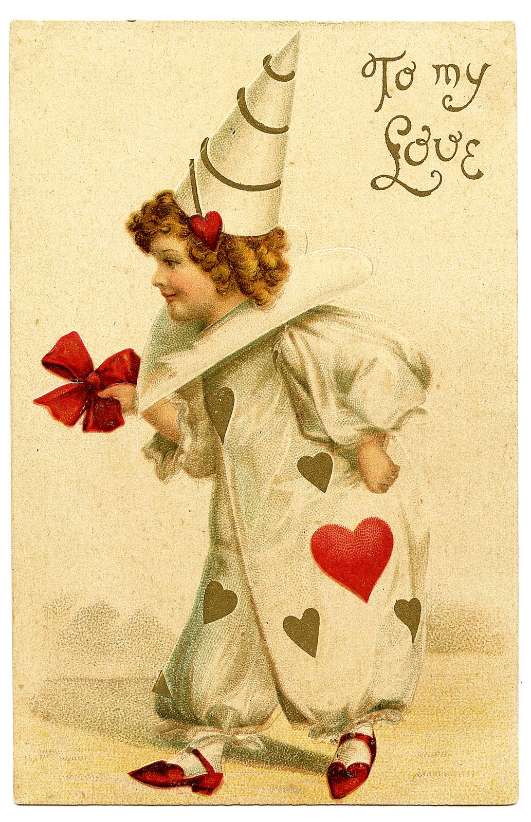 free vintage valentines day clipart - photo #40