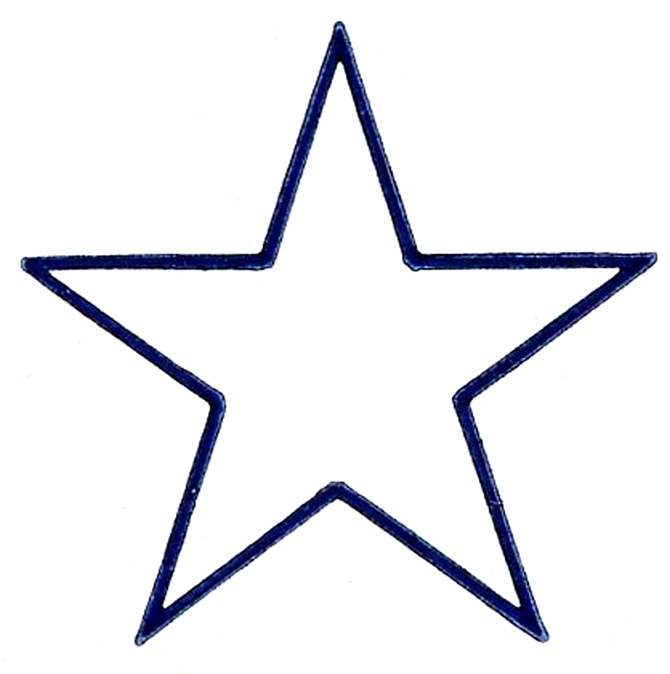 blue star clipart