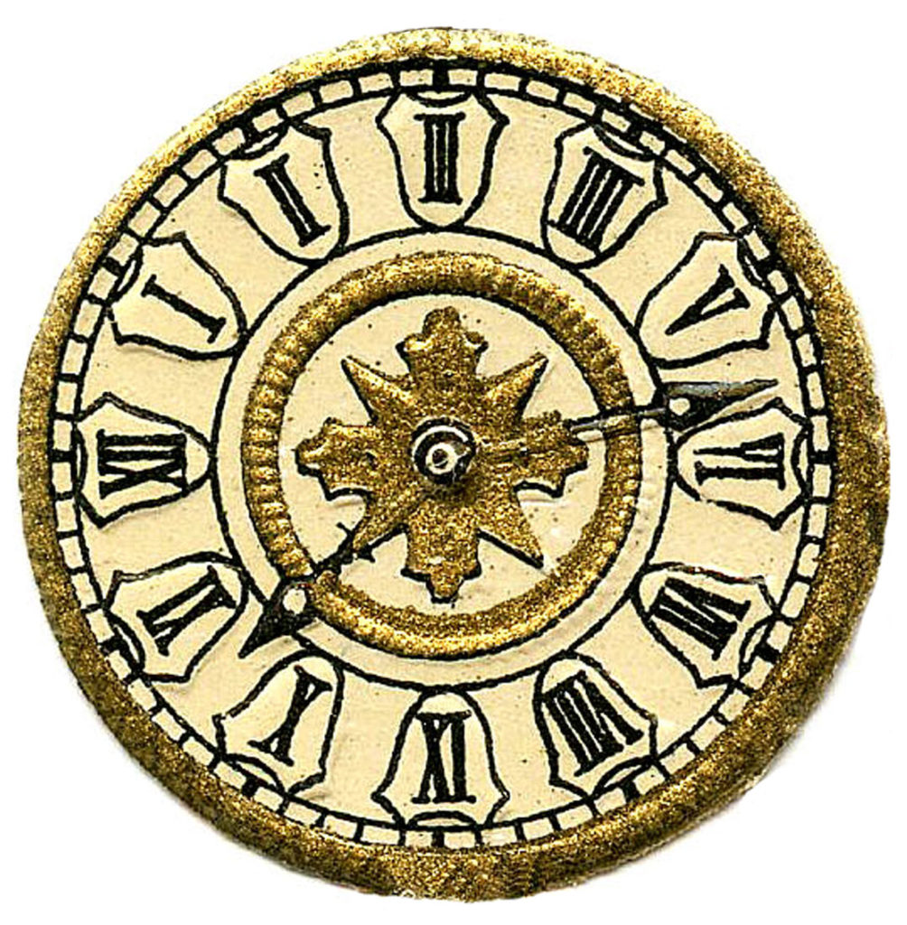 Antique Clock Face Images Scrap