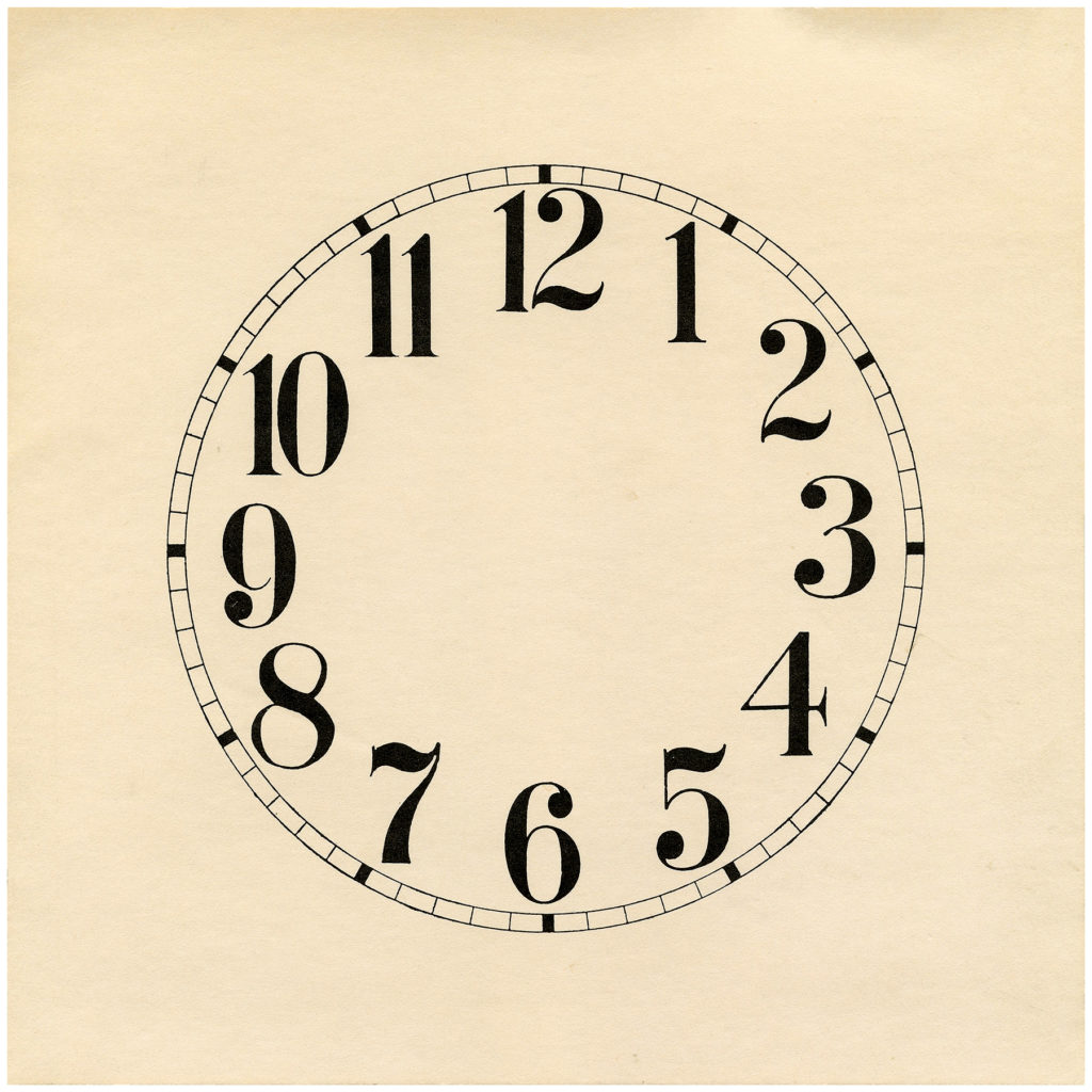 14 Printable Clock Faces (Free PDFs To Download & Print)