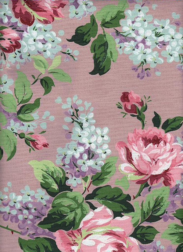 Vintage Lilacs and Roses Wallpaper