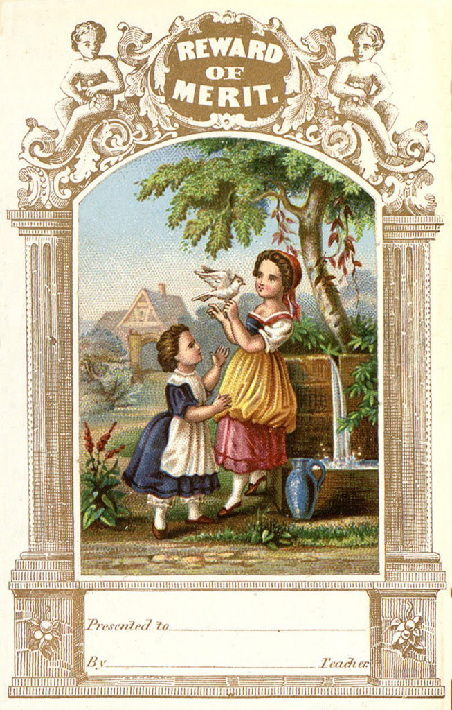 Reward of Merit Children with Dove