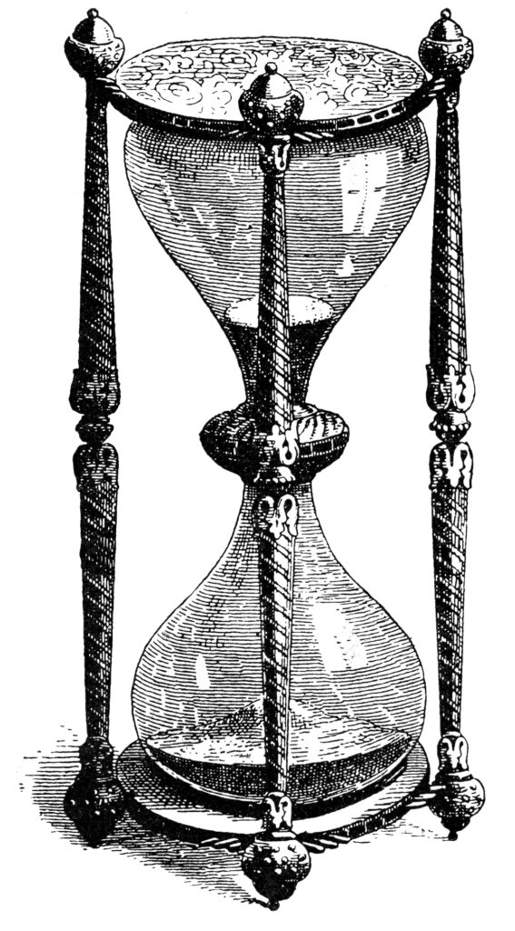 Antique Hourglass Clipart