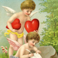 cherubs with hearts image