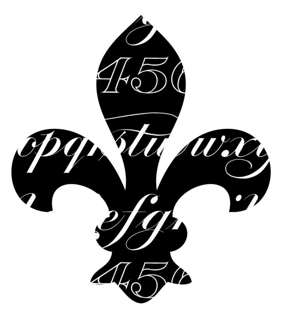 Fleur De Lis Marie Antoinette Ornament/Decor