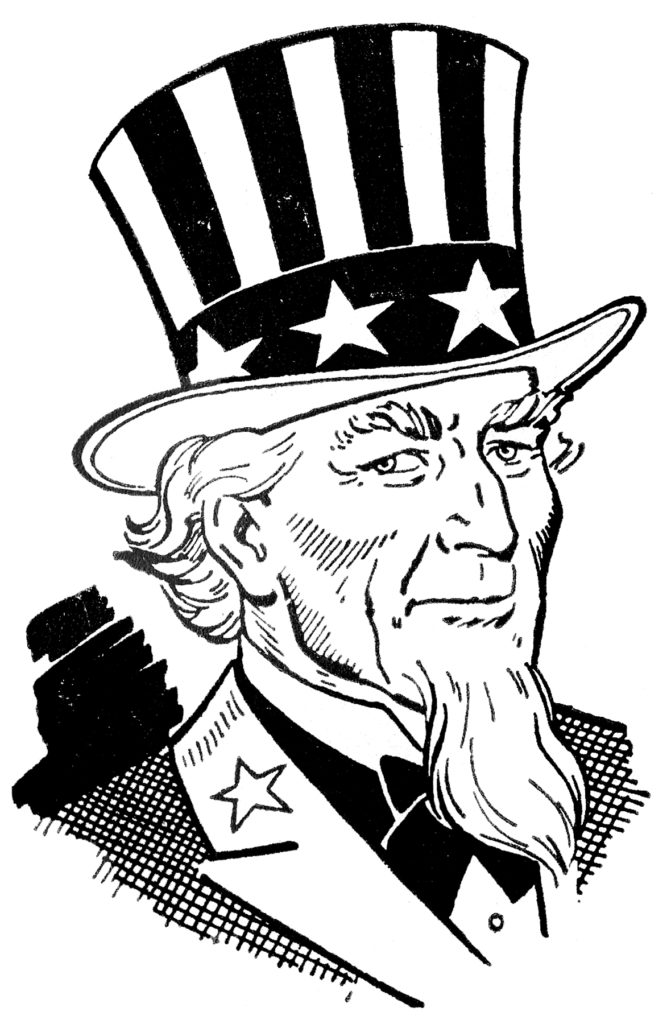 Uncle Sam Image Bust