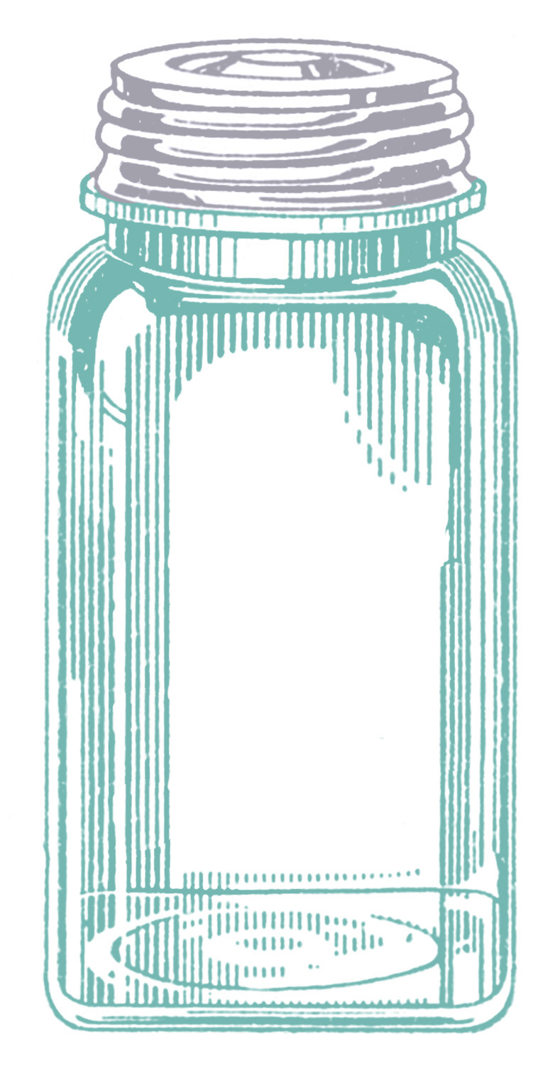 glass jar clip art