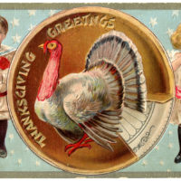 Thanksgiving Turkey with kids Image