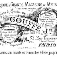 French Transfer Fabrique Gouffe Paris