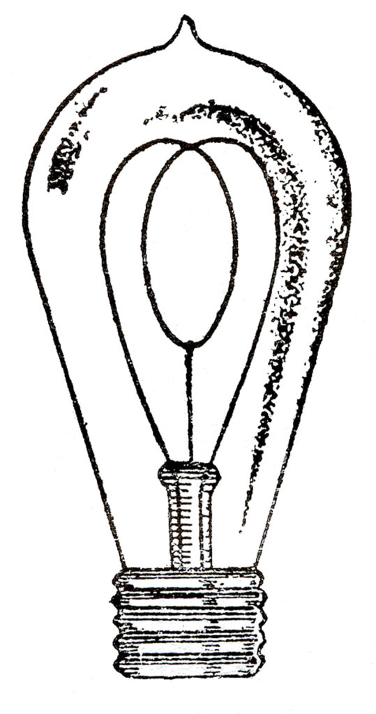 Vintage Light Bulb Image