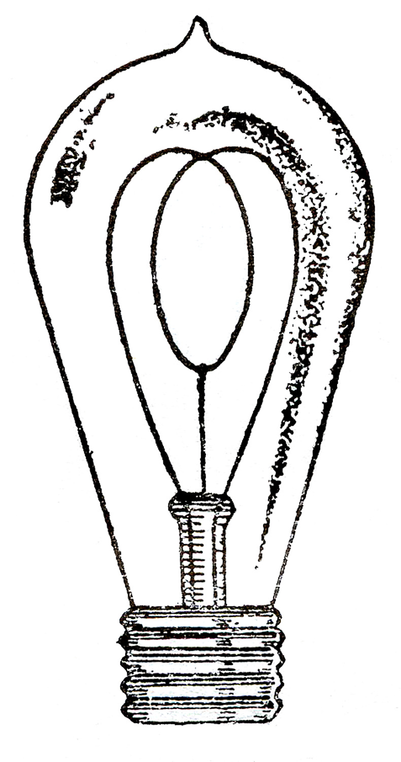 Light Bulb - Drawing of yellow light bulb with filament - CleanPNG / KissPNG