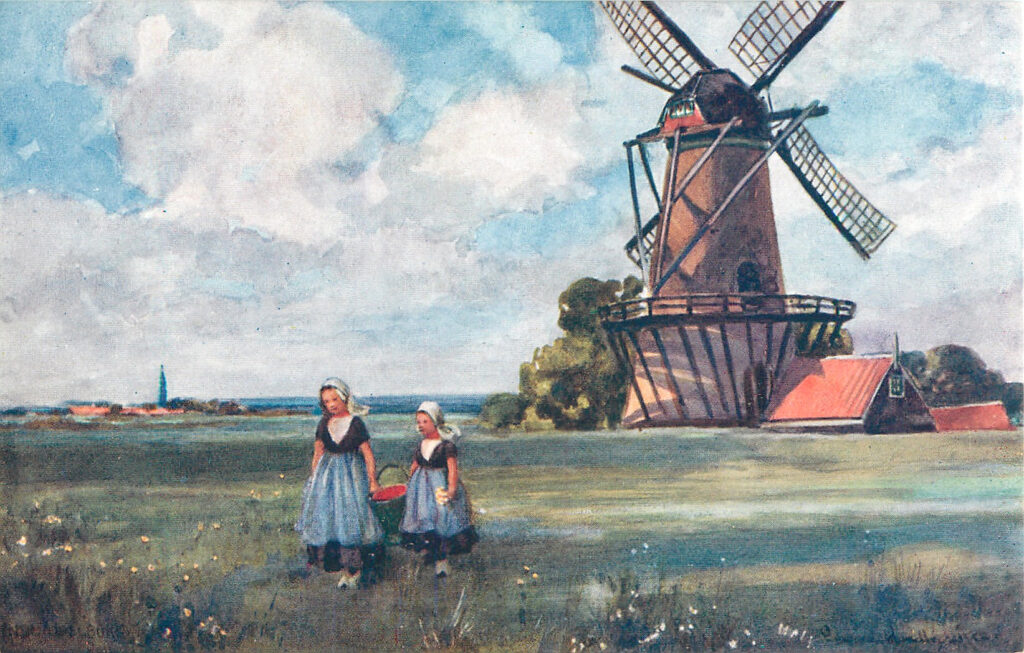 Dutch Windmill Image