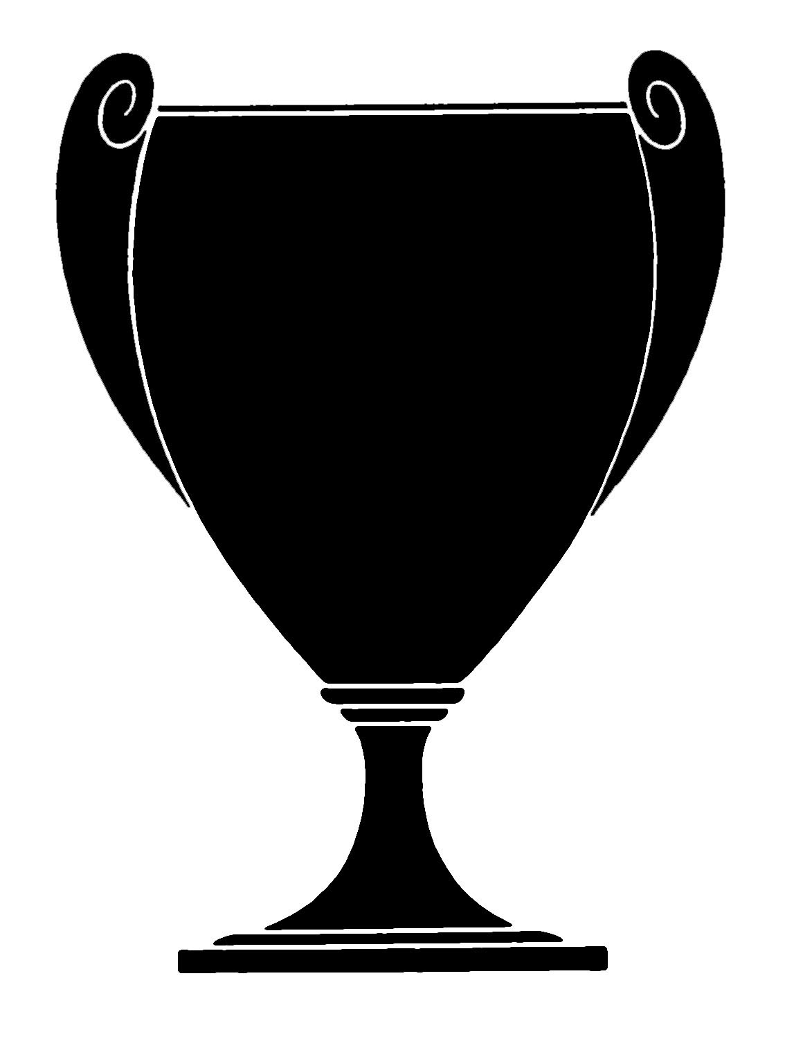 trophy clipart black