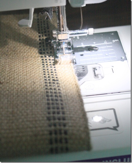 Sewing with sewing machine