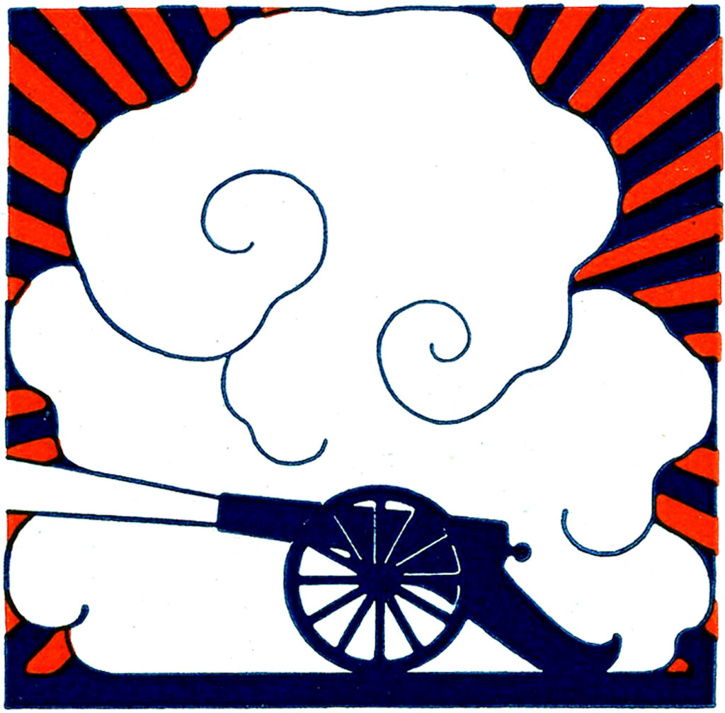 4th of July Image showing Canon and Cloud