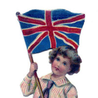 British Flag Boy Image