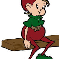 Elf on the Shelf Clipart in full color