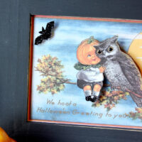 Closeup of Halloween Wall art