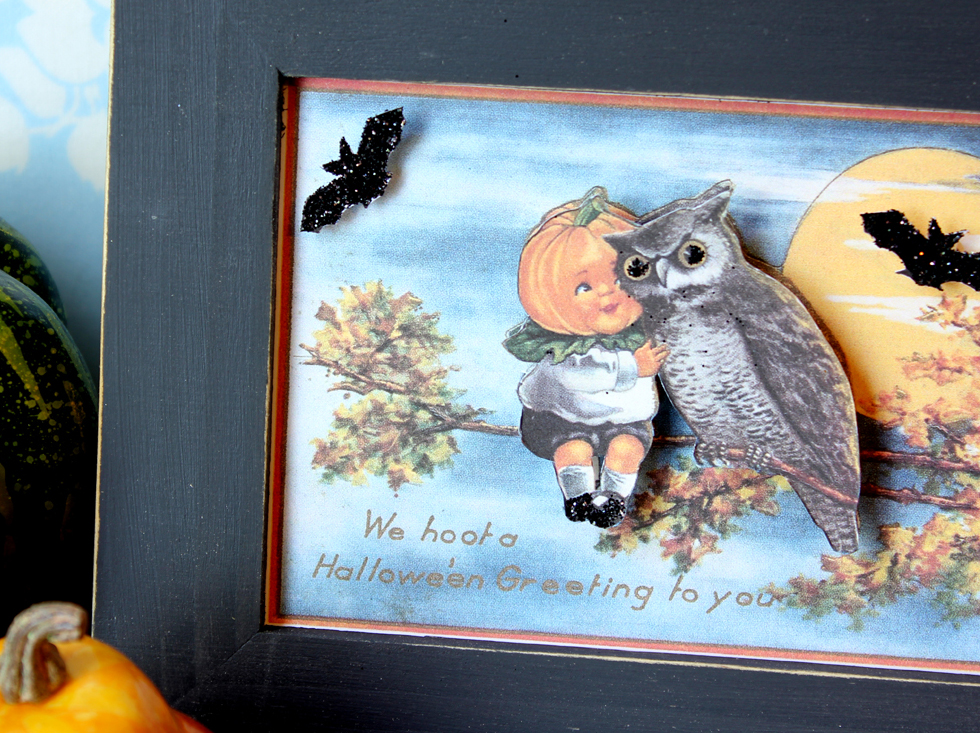 Closeup of Halloween Wall art