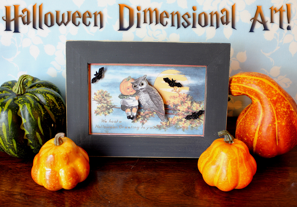Halloween Dimensional Art Pinterest Graphic