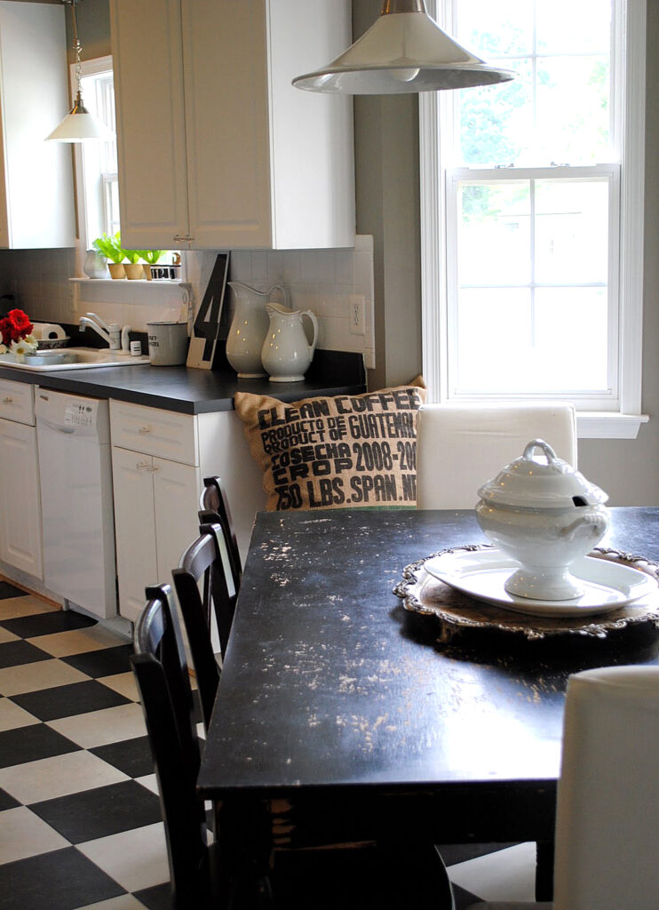 Breakfast area in Kitchen Home Tour