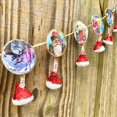 Christmas Advent Calendar Craft with Hershey kisses