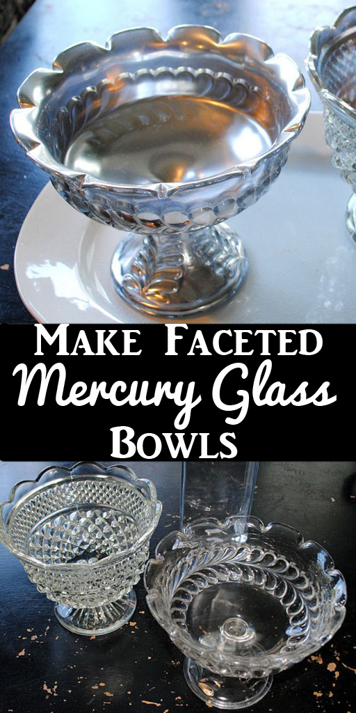 How to Paint Mercury Glass Look Pinterest Graphic
