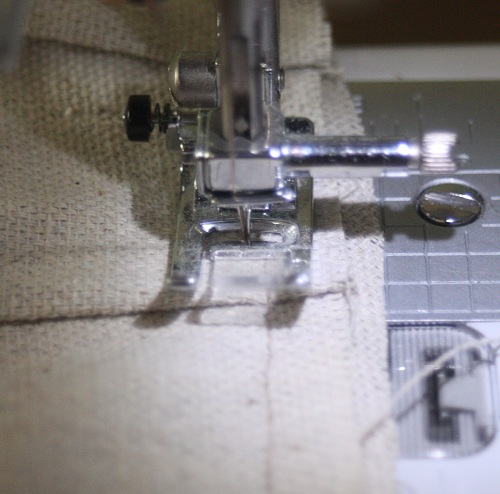 sewing tree skirt with machine