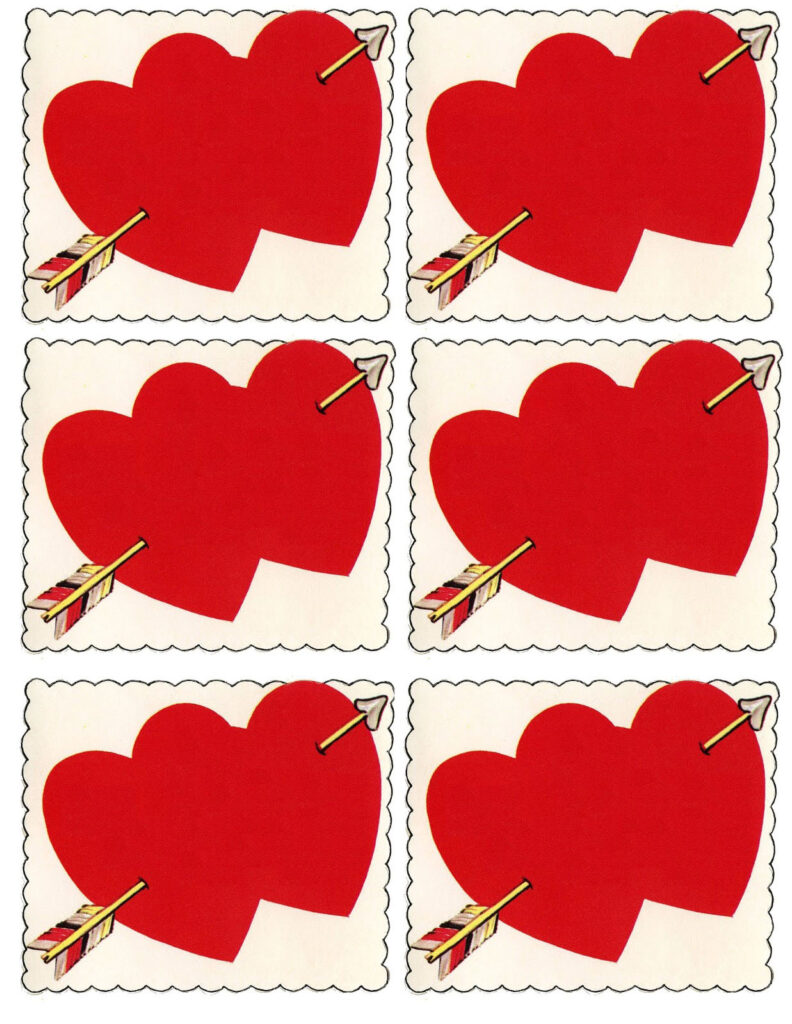 Free Printable Valentine Placecards