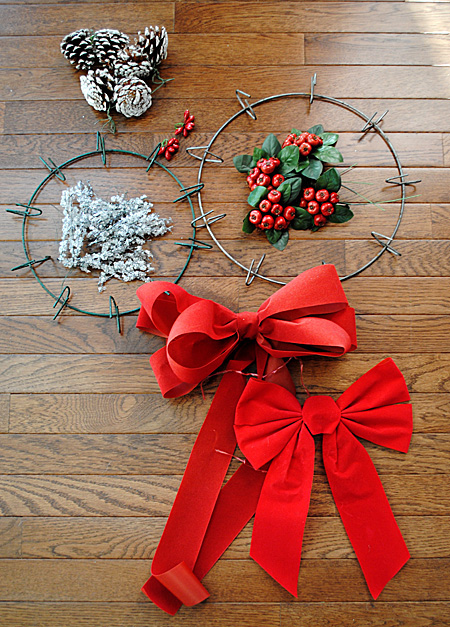 Wreath Frame With Wire Clamps Wreath Craft Wire Frame Floral Live Wreath  Christmas Holiday DIY Ring 