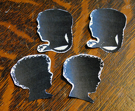 Silhouettes cut out