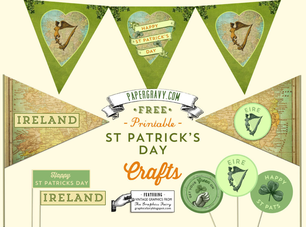 St Patrick's Day Banner Printable