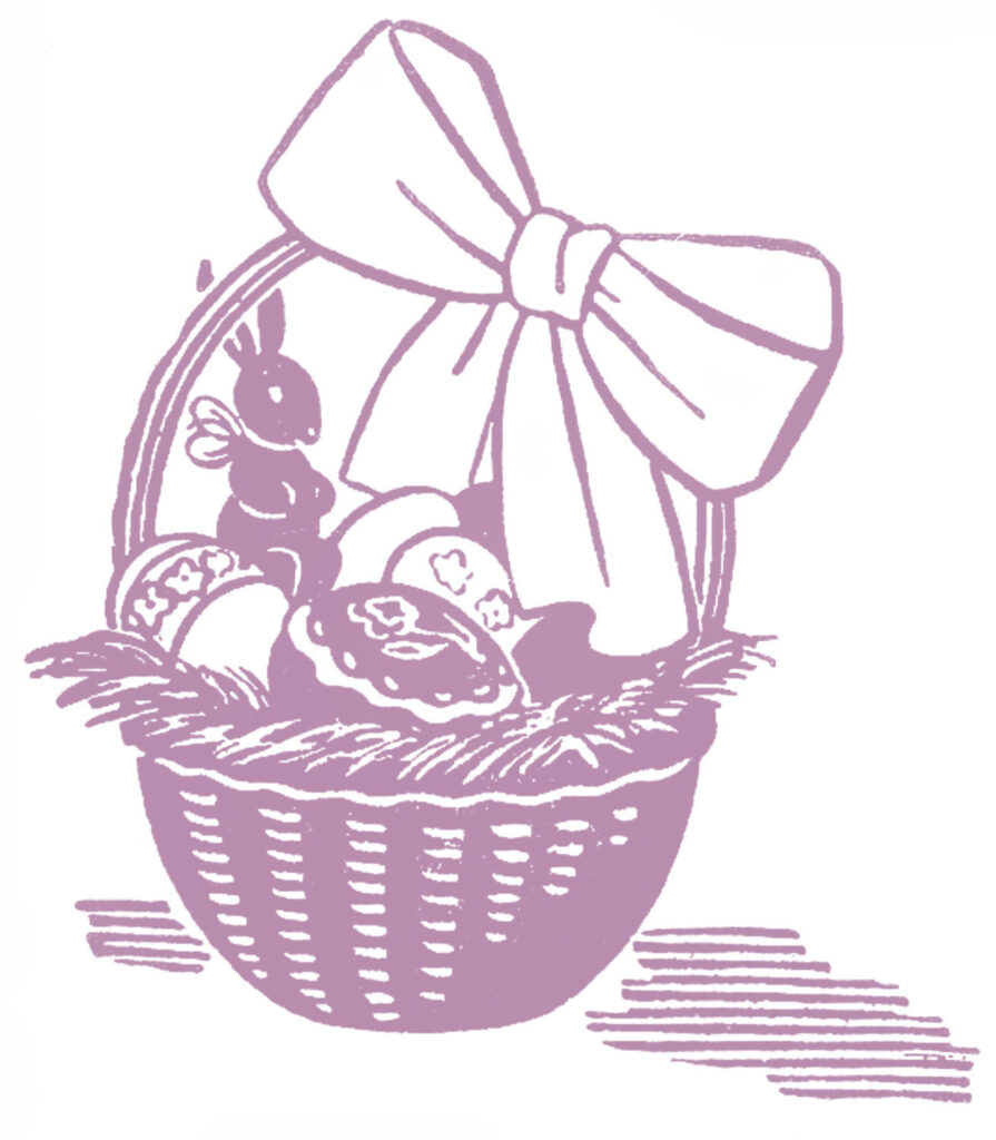 Purple Easter Basket