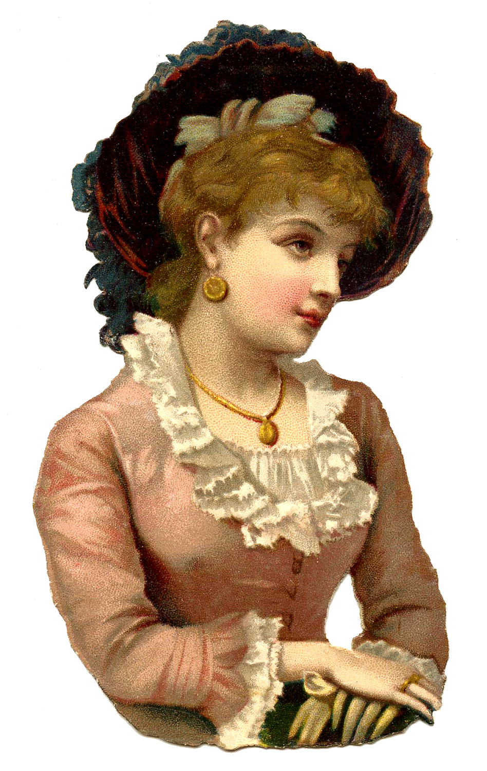 Free Vintage Image Victorian Woman Scrap The Graphics Fairy
