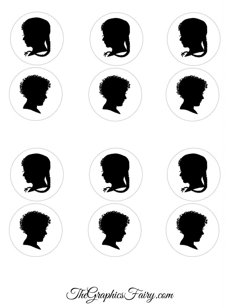 Printable of Silhouettes