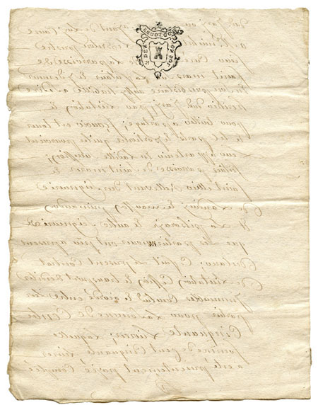 Vintage French Letter Reversed