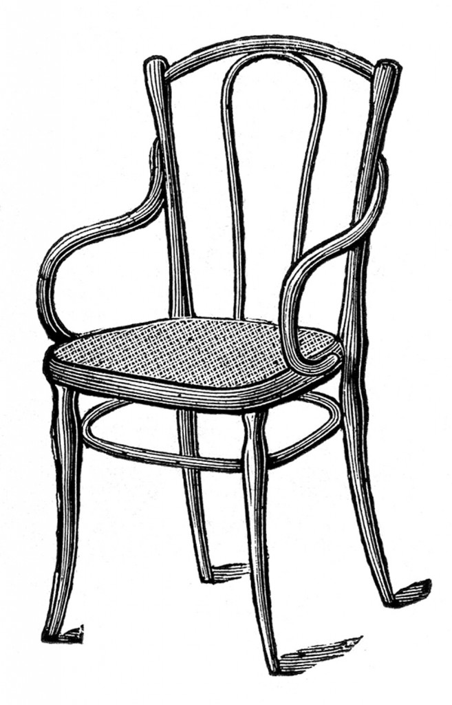 Caned Bentwood Arm Chair