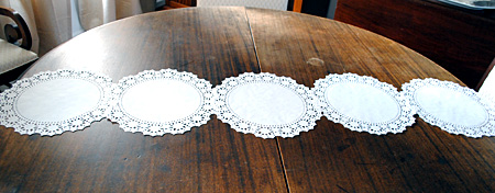 How to Make a Paper Doily Table Runner! - The Graphics Fairy