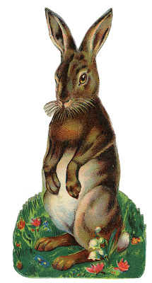 Vintage Easter Image - Best Bunny Rabbit - The Graphics Fairy