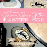 Make a German Glass Glitter Easter Egg