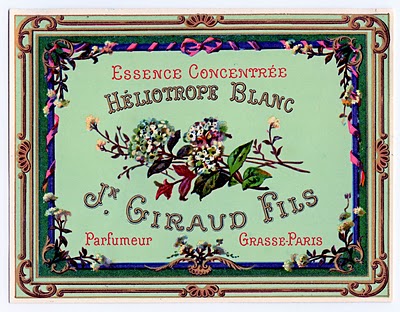 Vintage Clip Art - French Perfume Label - The Graphics Fairy