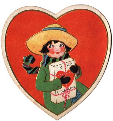 Dear Little Heart Shaped Valentine - The Graphics Fairy