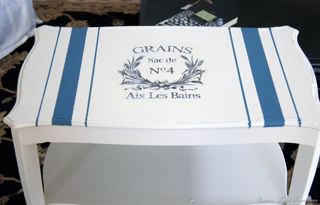 French Grain Sack Table