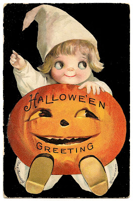 vintage halloween clip art googly eye pumpkin girl the graphics fairy