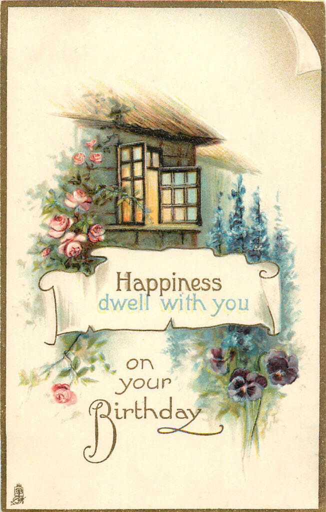 Happy Birthday Cottage Image