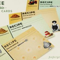 Recipe Cards to Print out