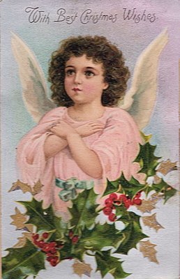 Victorian Postcard - Angel Girl - The Graphics Fairy