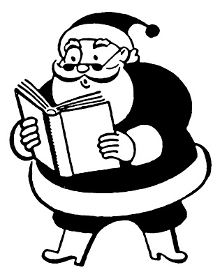 Retro Clip Art - More Funny Santas - The Graphics Fairy