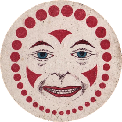 Early Game Piece - Clown Face - The Graphics Fairy